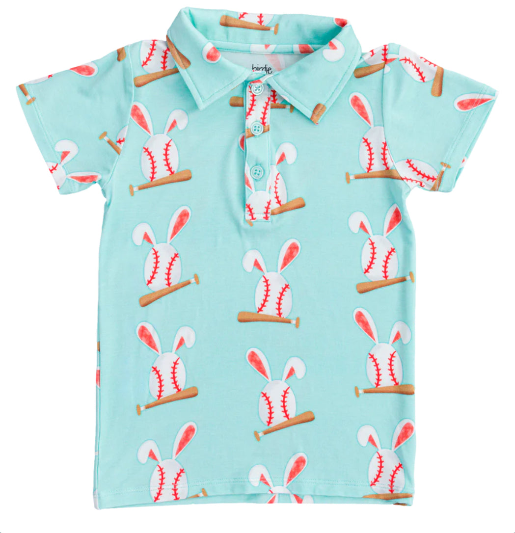 BASEBALL BUNNIES POLO SHIRT