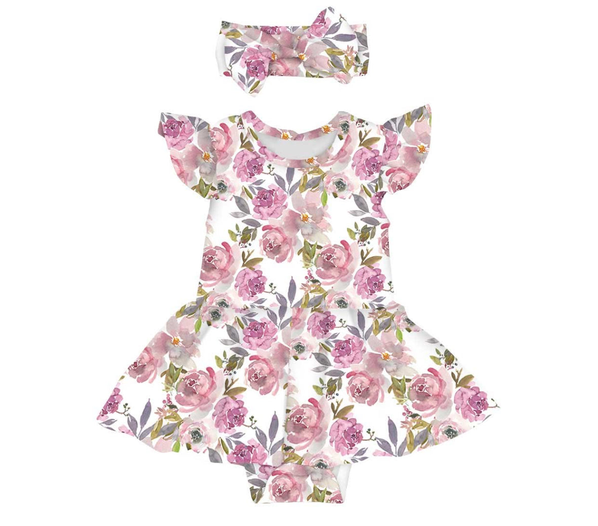 Violet Blossom Twirl