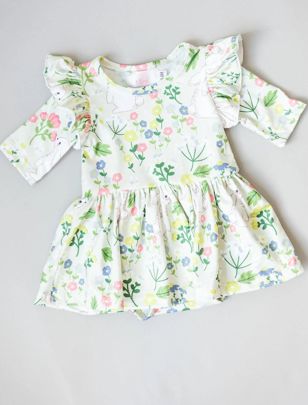 NO BUNNY LIKE YOU TWIRL FLUTTER BODYSUIT