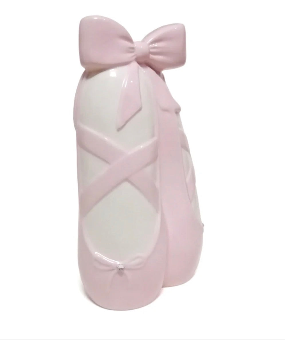 Child to Cherish- Pink Ballerina Slippers Bank