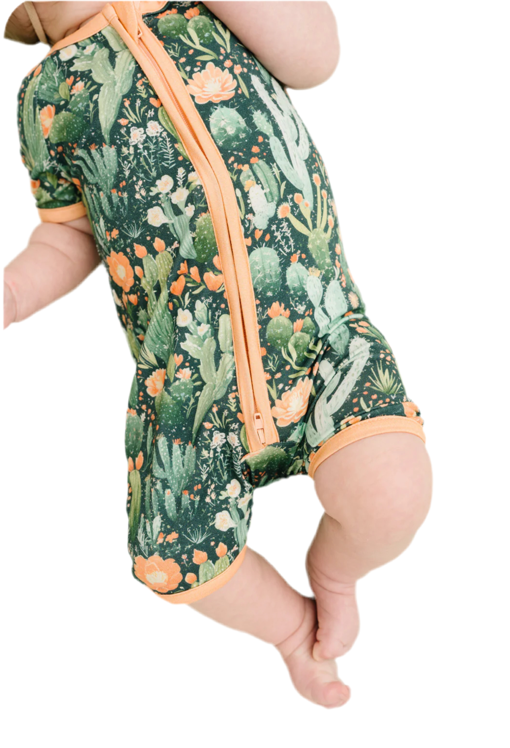 Little One Shop- Blooming Cactus Bamboo Short Zippy