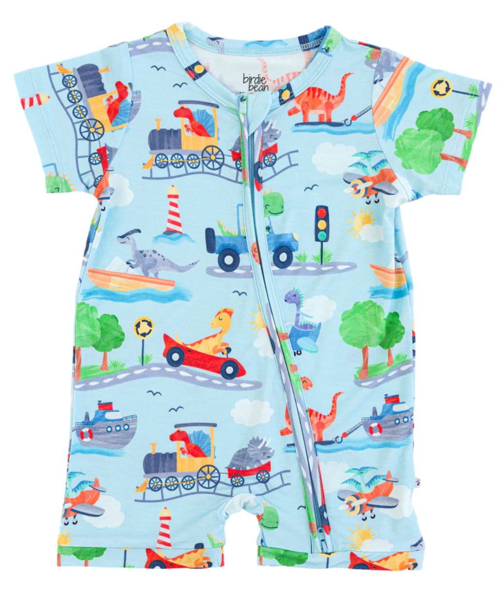 Ziggy Zip Shortie Romper