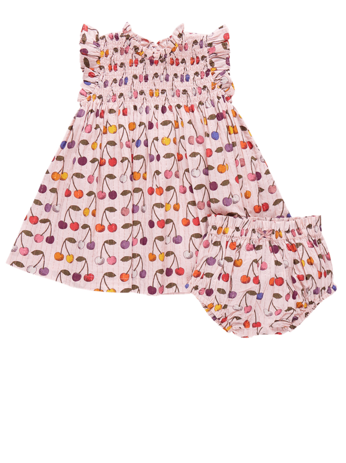 Pink Chicken- Stevie Dress Set: Cloud Pink Cherry