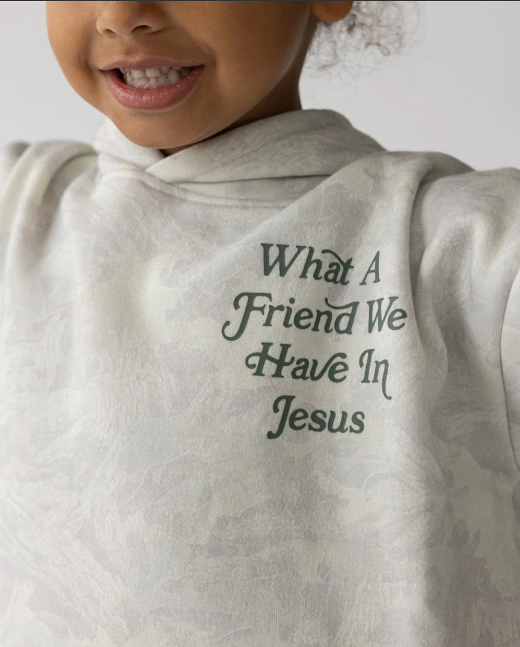 Elevated Faith- What a Friend in Jesus Kids Sweater
