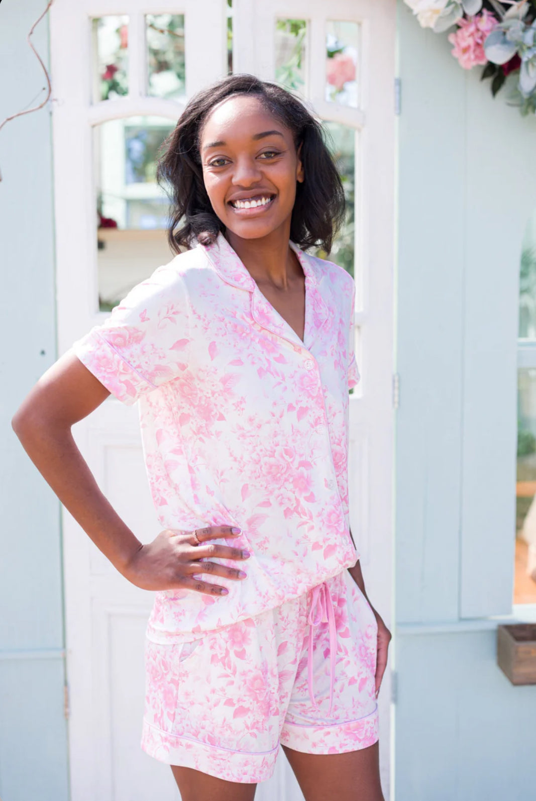 Birdie Bean- Flora women’s lounge set