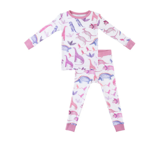 Dreamland Baby- Dreamy Dino (Rose) Classic PJ
