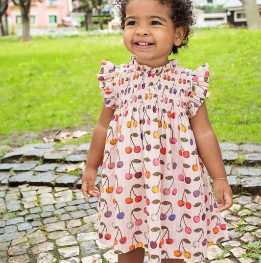 Pink Chicken- Stevie Dress Set: Cloud Pink Cherry