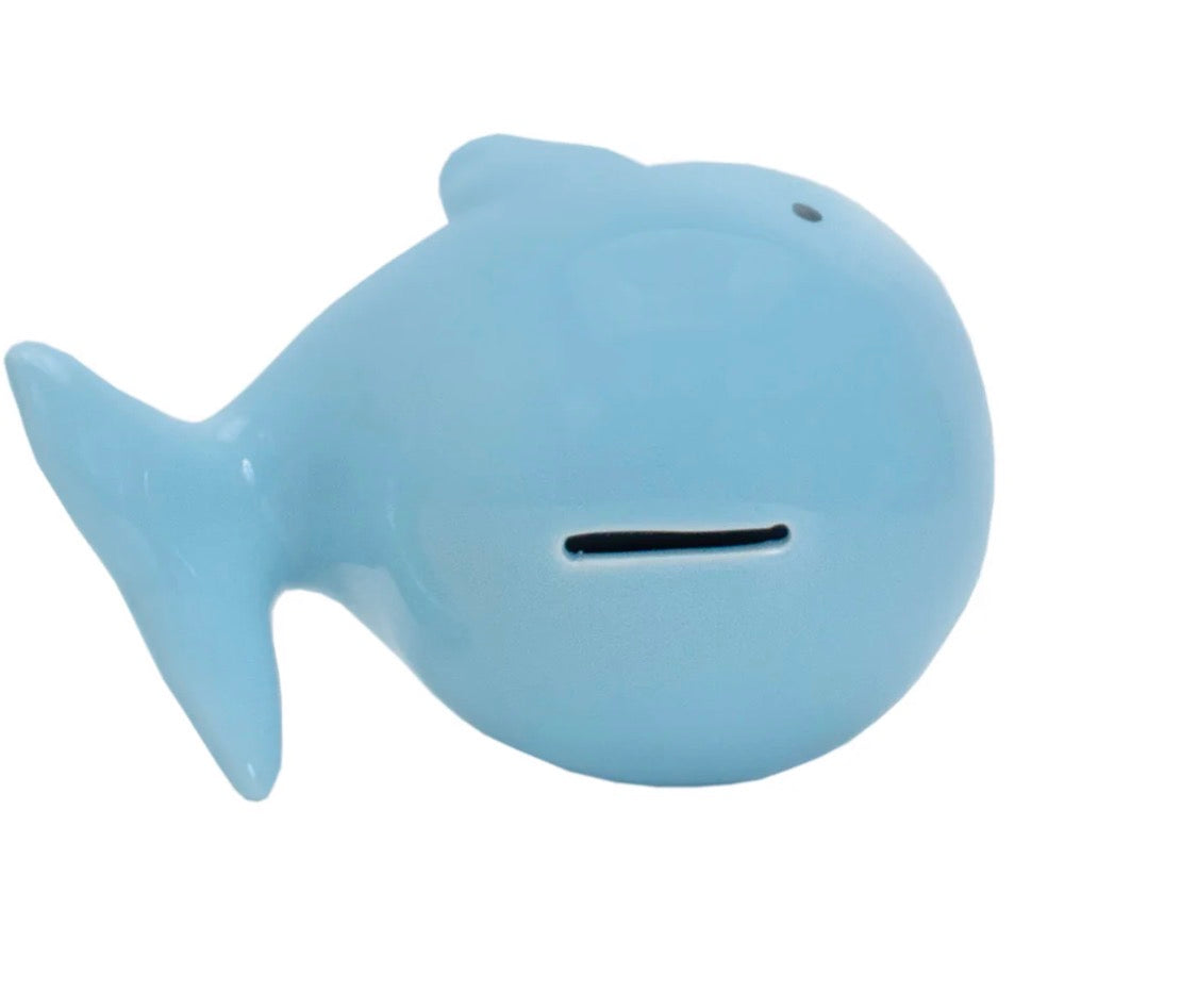 Child to Cherish- Blue Small Whale Bank