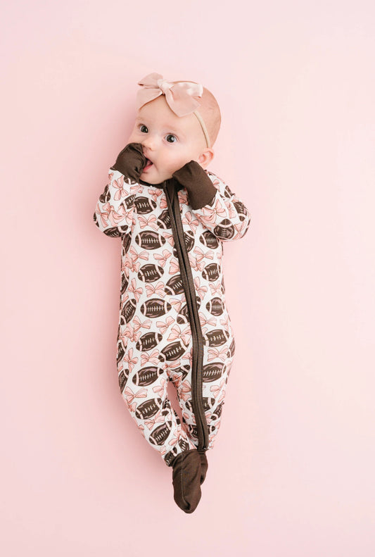 Little One Shop: Bows and Touchdowns Zippy