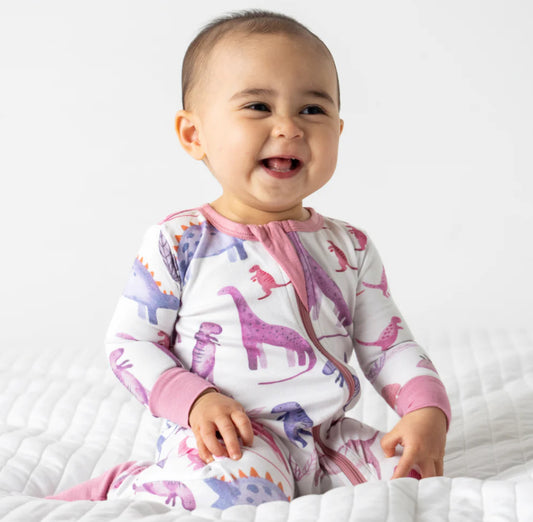 Dreamland Baby- Dreamy Dino (Rose) Zippy