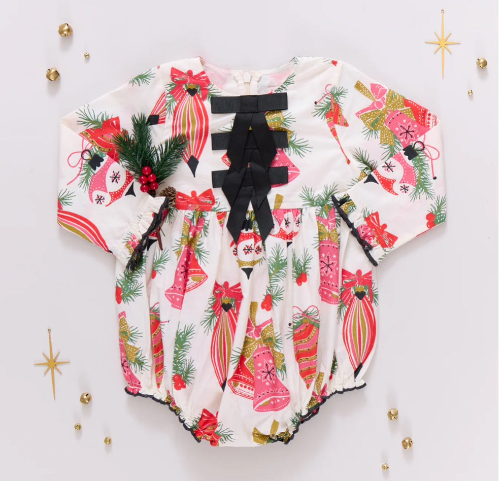 Pink Chicken- Baby Girls Hermione Bubble: Holly Bells