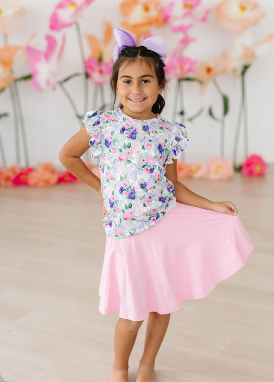 Lavender Love Ruffled Shirt
