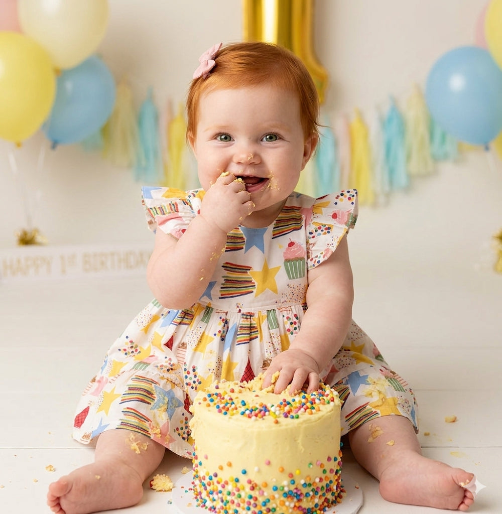 Pink Chicken- Jennifer Dress Set: Birthday Star