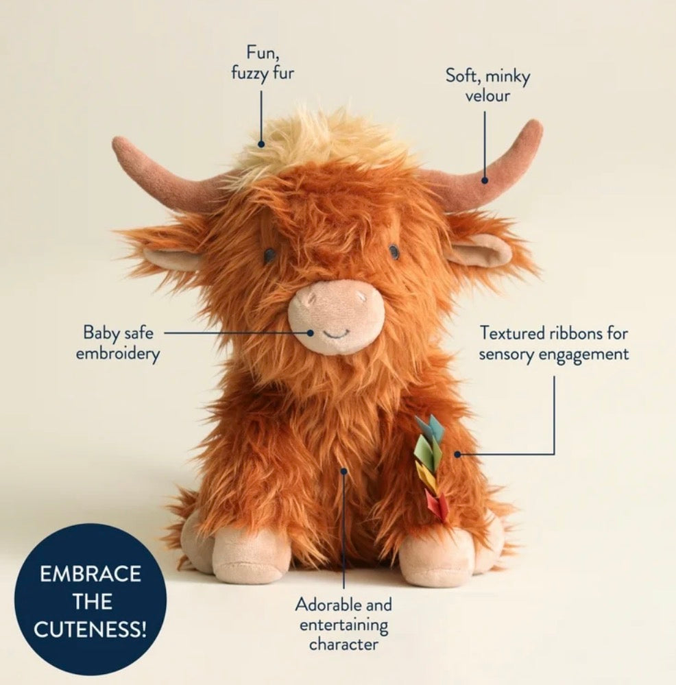 Itzy Ritzy- Wyatt The Highland Cow Plush