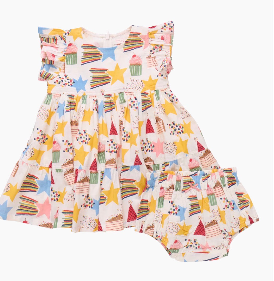 Pink Chicken- Jennifer Dress Set: Birthday Star