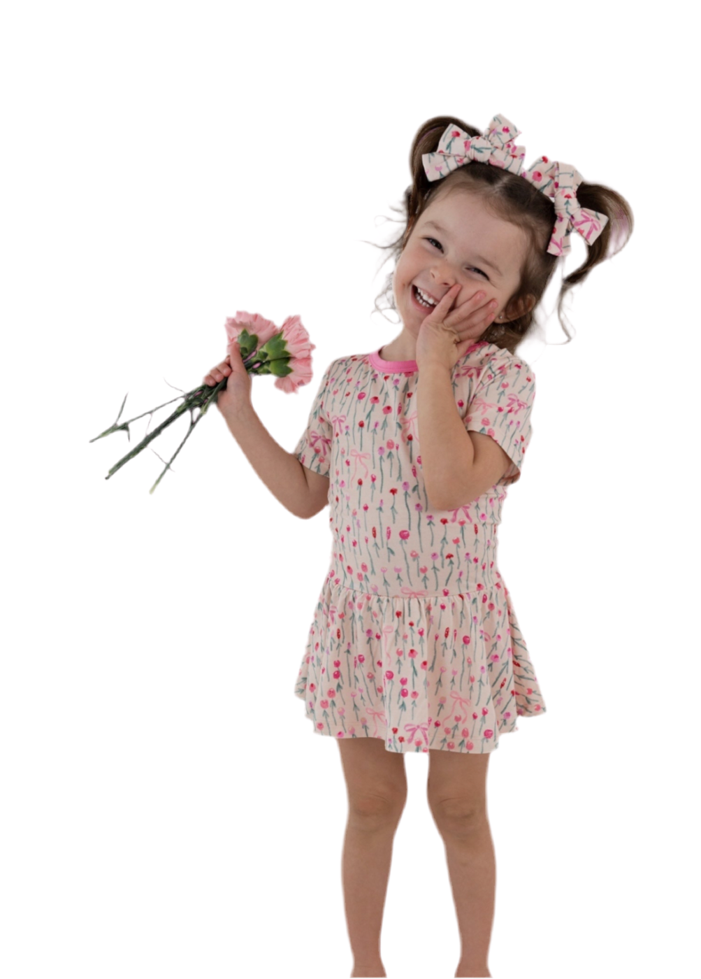 Blooms and Bows Bodysuit Twirl