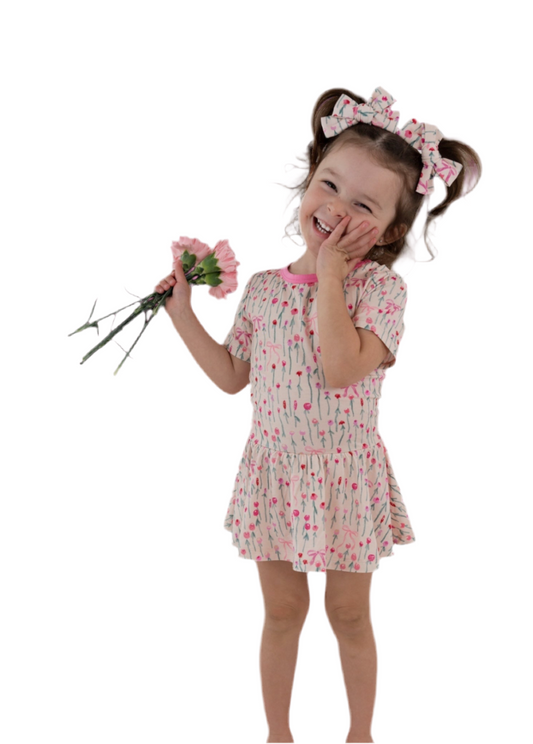 Blooms and Bows Bodysuit Twirl